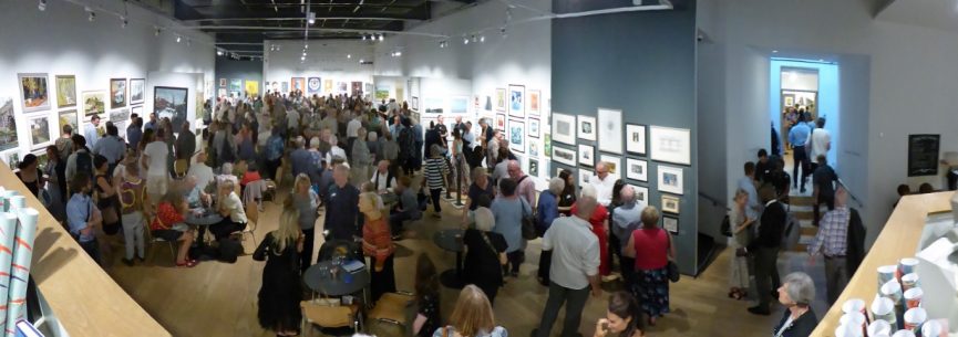 Photographs of the 2019 RBA Private View